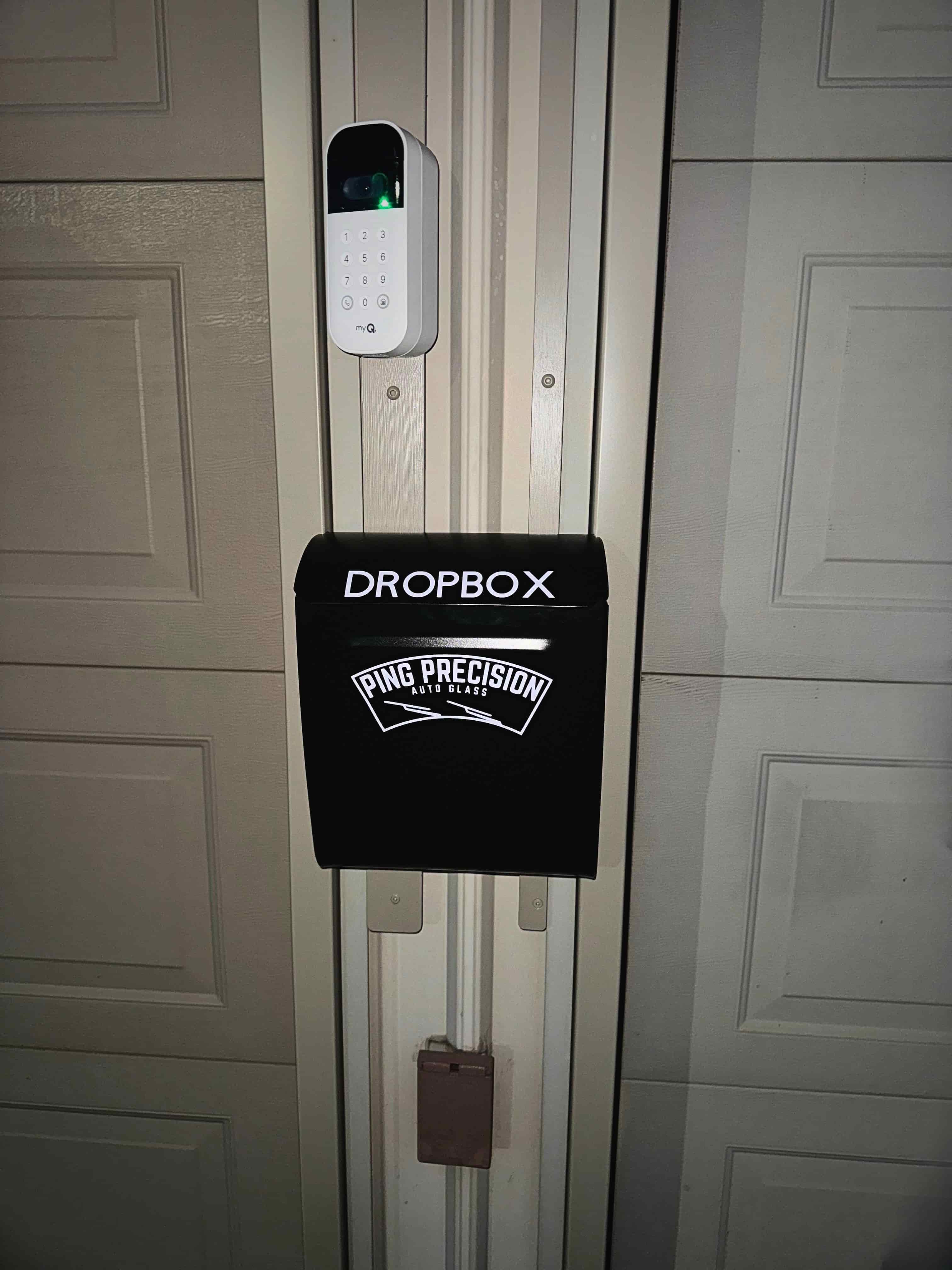 Ping Precision Auto Glass secure after-hours key drop box